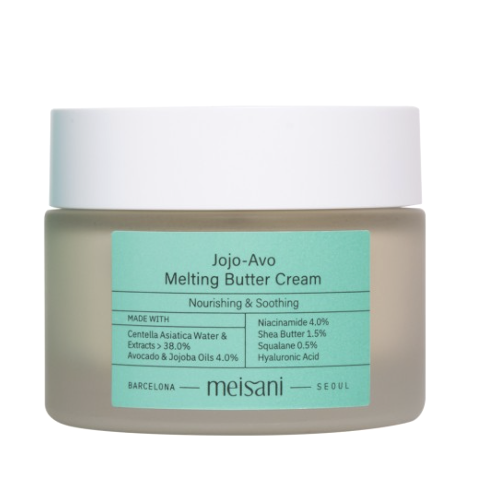 Crema de mantequilla derretida de jojo y aguacate (Meisani)