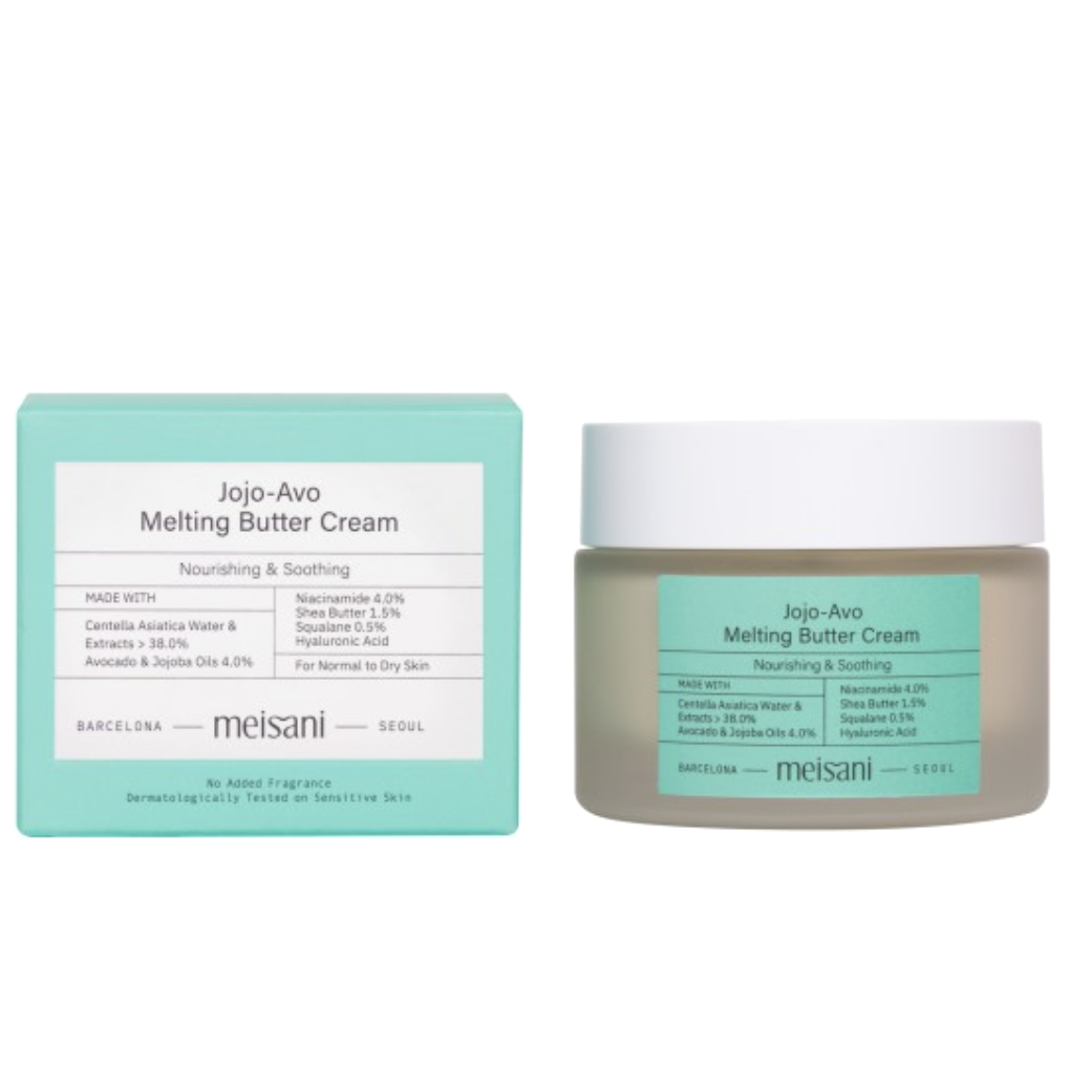 Crema de mantequilla derretida de jojo y aguacate (Meisani)