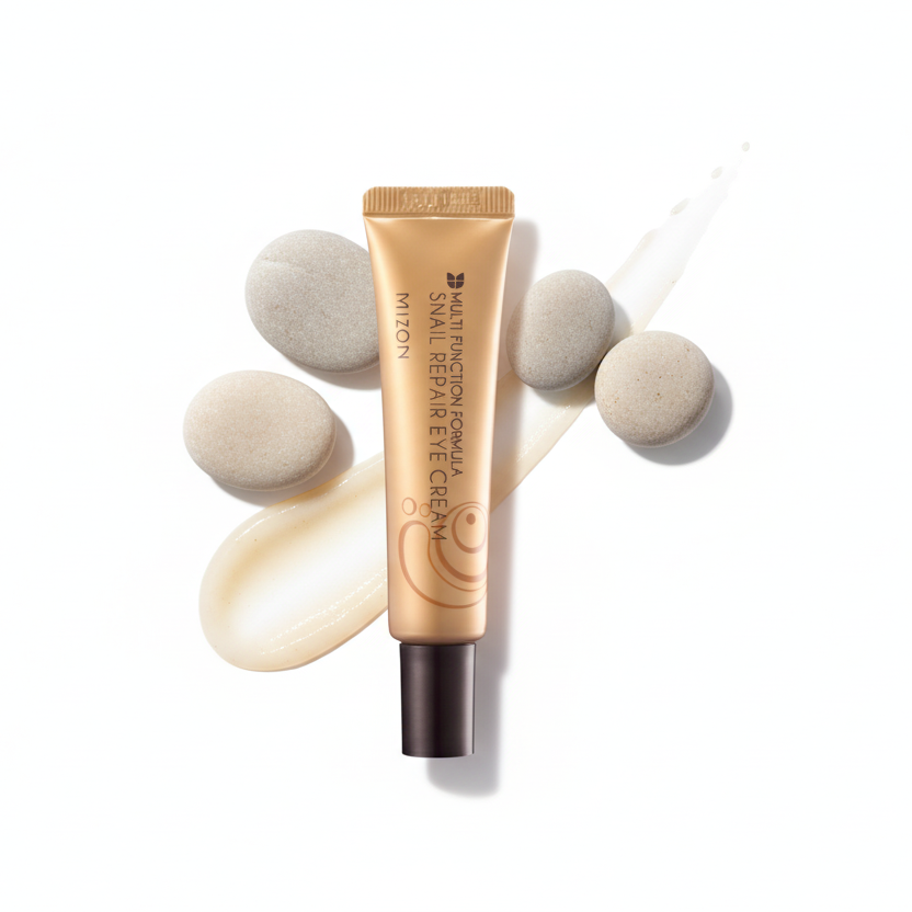 Contorno de Ojos Reparador con mucina Caracol (Mizon)