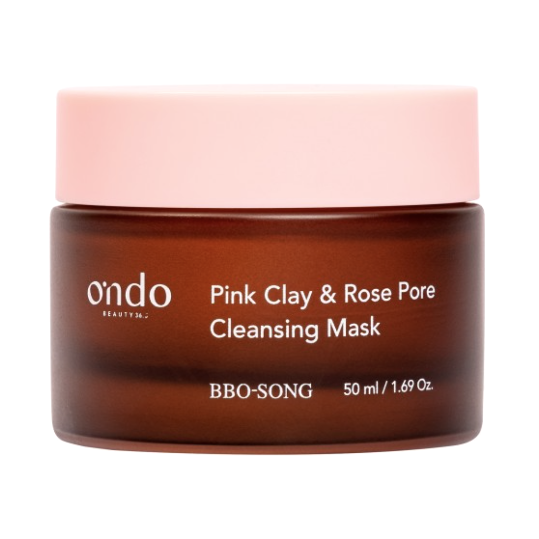 Mascarilla limpiadora de poros de arcilla rosa y rosa Bbo-song (Ondo Belleza 36.5)