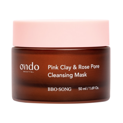 Mascarilla limpiadora de poros de arcilla rosa y rosa Bbo-song (Ondo Belleza 36.5)