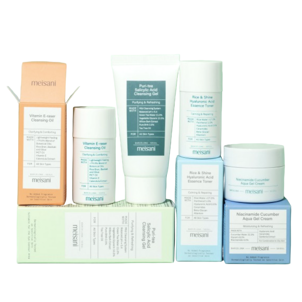 🌿 Mini Kit Facial Esencial Meisani – Belleza Práctica y Efectiva